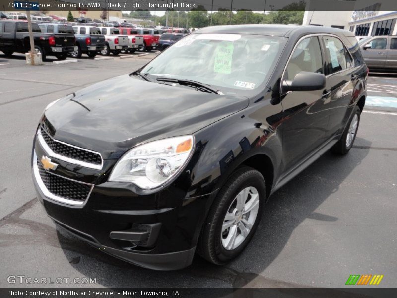 Black / Light Titanium/Jet Black 2011 Chevrolet Equinox LS AWD