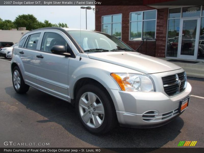 Bright Silver Metallic / Pastel Slate Gray 2007 Dodge Caliber SXT