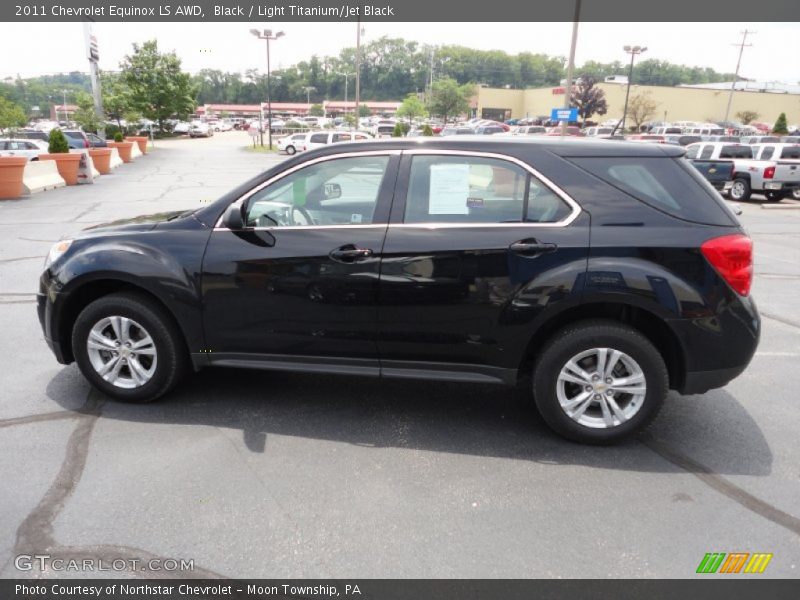 Black / Light Titanium/Jet Black 2011 Chevrolet Equinox LS AWD