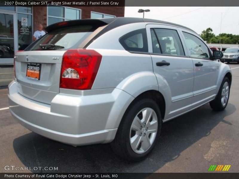 Bright Silver Metallic / Pastel Slate Gray 2007 Dodge Caliber SXT
