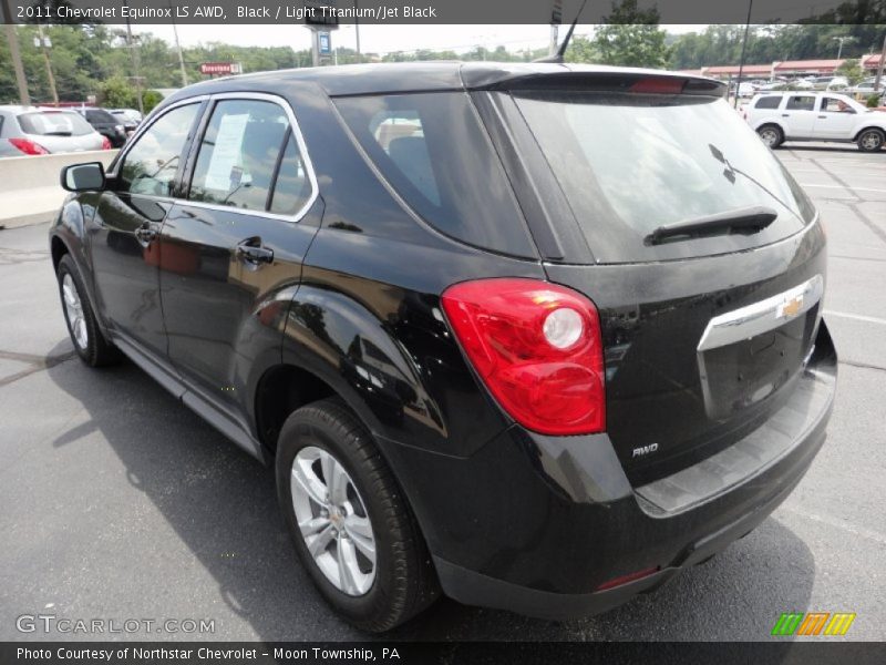 Black / Light Titanium/Jet Black 2011 Chevrolet Equinox LS AWD