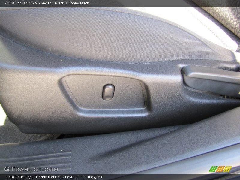 Black / Ebony Black 2008 Pontiac G6 V6 Sedan