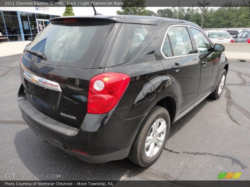 Black / Light Titanium/Jet Black 2011 Chevrolet Equinox LS AWD