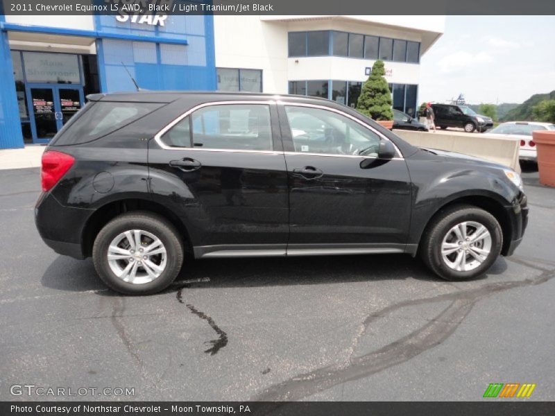 Black / Light Titanium/Jet Black 2011 Chevrolet Equinox LS AWD