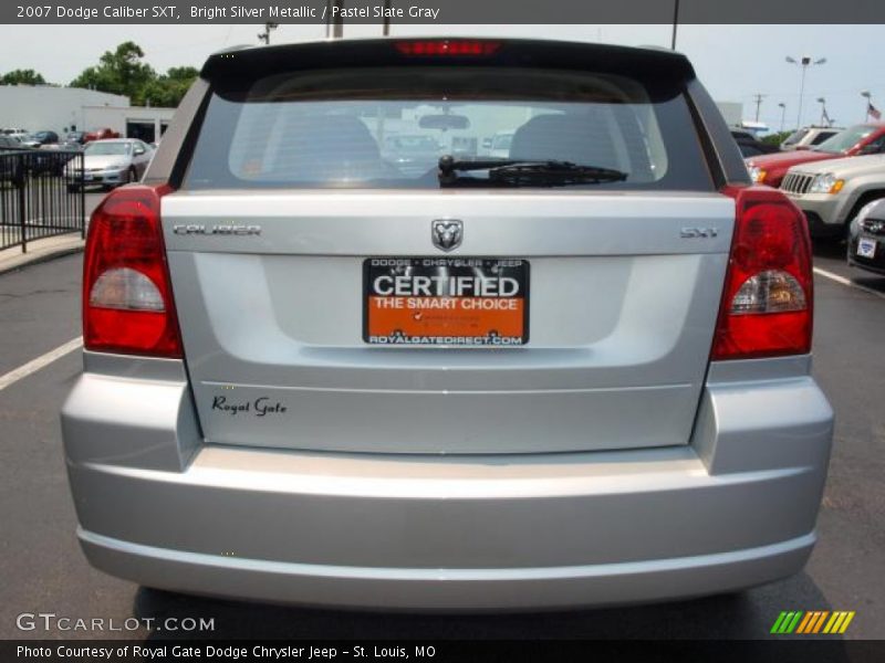 Bright Silver Metallic / Pastel Slate Gray 2007 Dodge Caliber SXT