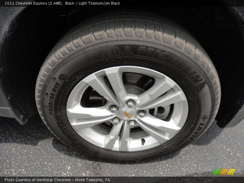 Black / Light Titanium/Jet Black 2011 Chevrolet Equinox LS AWD