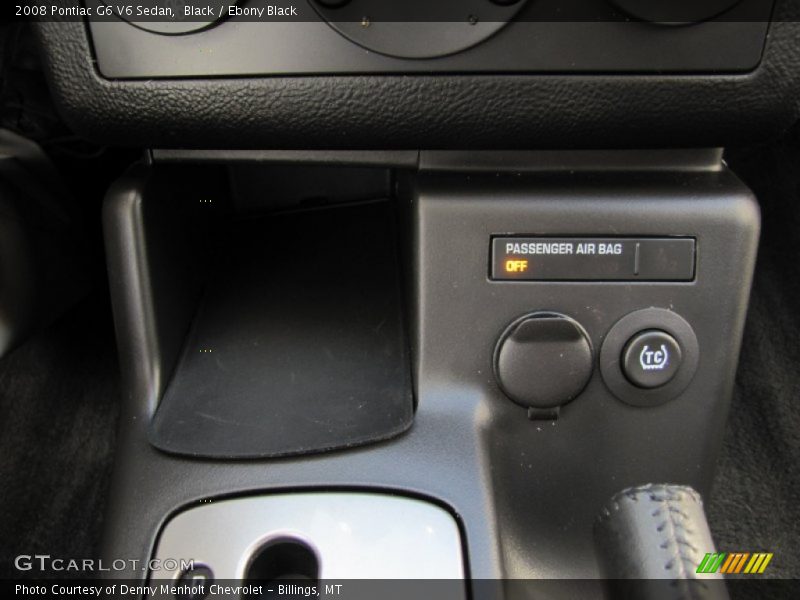 Black / Ebony Black 2008 Pontiac G6 V6 Sedan
