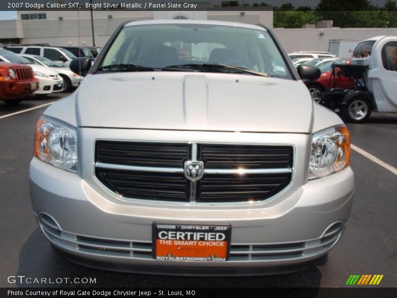 Bright Silver Metallic / Pastel Slate Gray 2007 Dodge Caliber SXT