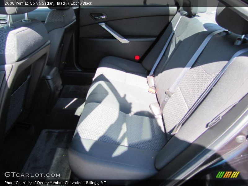 Black / Ebony Black 2008 Pontiac G6 V6 Sedan