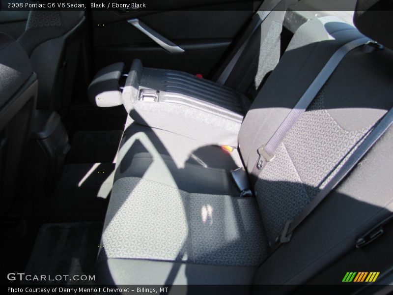 Black / Ebony Black 2008 Pontiac G6 V6 Sedan