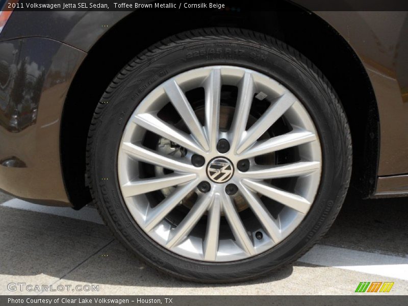 Toffee Brown Metallic / Cornsilk Beige 2011 Volkswagen Jetta SEL Sedan