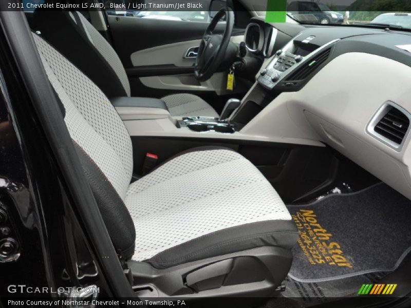 Black / Light Titanium/Jet Black 2011 Chevrolet Equinox LS AWD