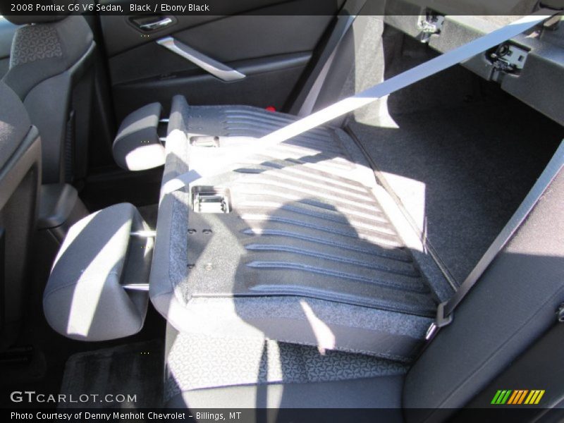 Black / Ebony Black 2008 Pontiac G6 V6 Sedan