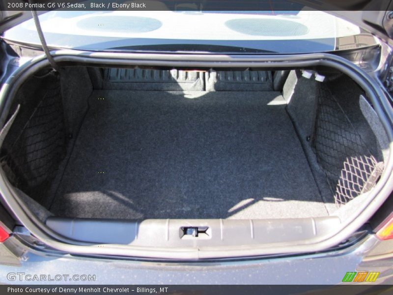 Black / Ebony Black 2008 Pontiac G6 V6 Sedan