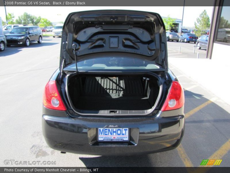Black / Ebony Black 2008 Pontiac G6 V6 Sedan