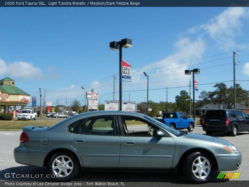 Light Tundra Metallic / Medium/Dark Pebble Beige 2006 Ford Taurus SEL