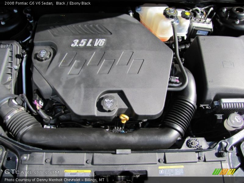 Black / Ebony Black 2008 Pontiac G6 V6 Sedan