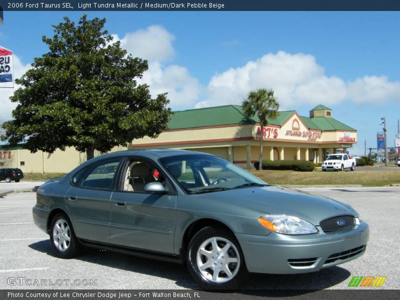 Light Tundra Metallic / Medium/Dark Pebble Beige 2006 Ford Taurus SEL
