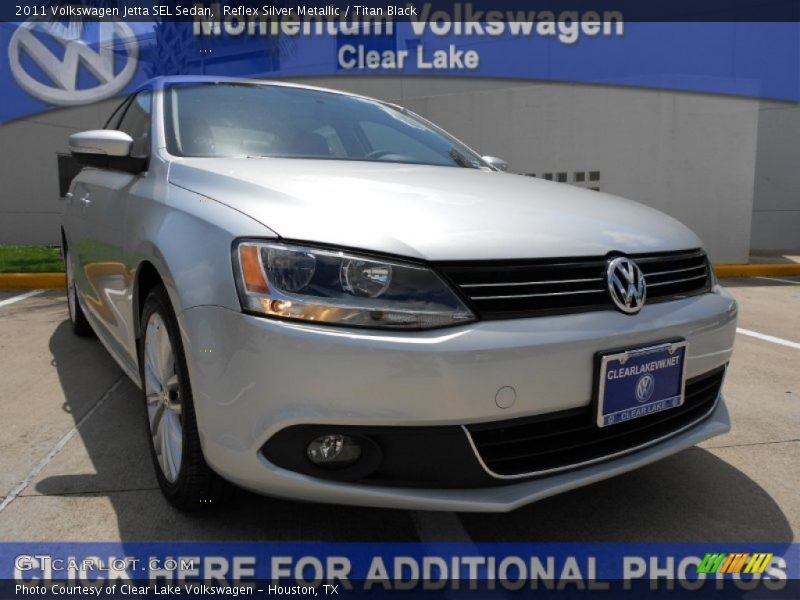 Reflex Silver Metallic / Titan Black 2011 Volkswagen Jetta SEL Sedan