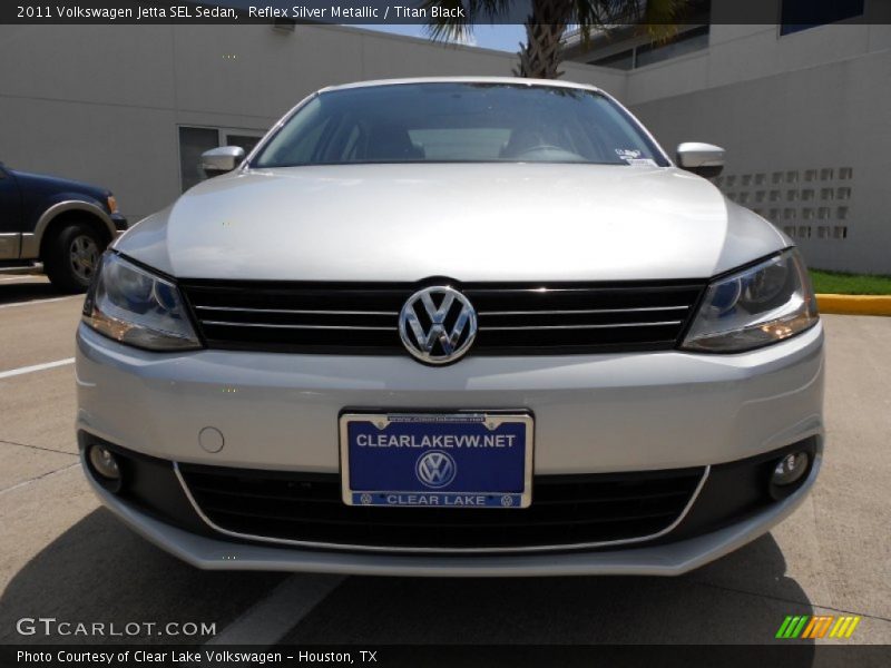 Reflex Silver Metallic / Titan Black 2011 Volkswagen Jetta SEL Sedan