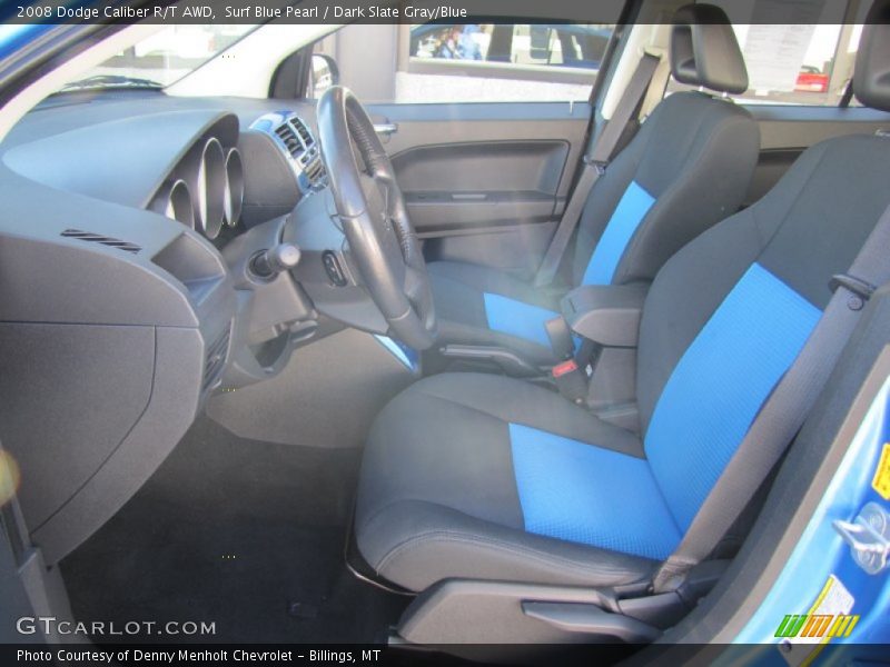  2008 Caliber R/T AWD Dark Slate Gray/Blue Interior