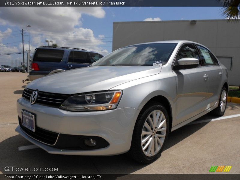 Reflex Silver Metallic / Titan Black 2011 Volkswagen Jetta SEL Sedan