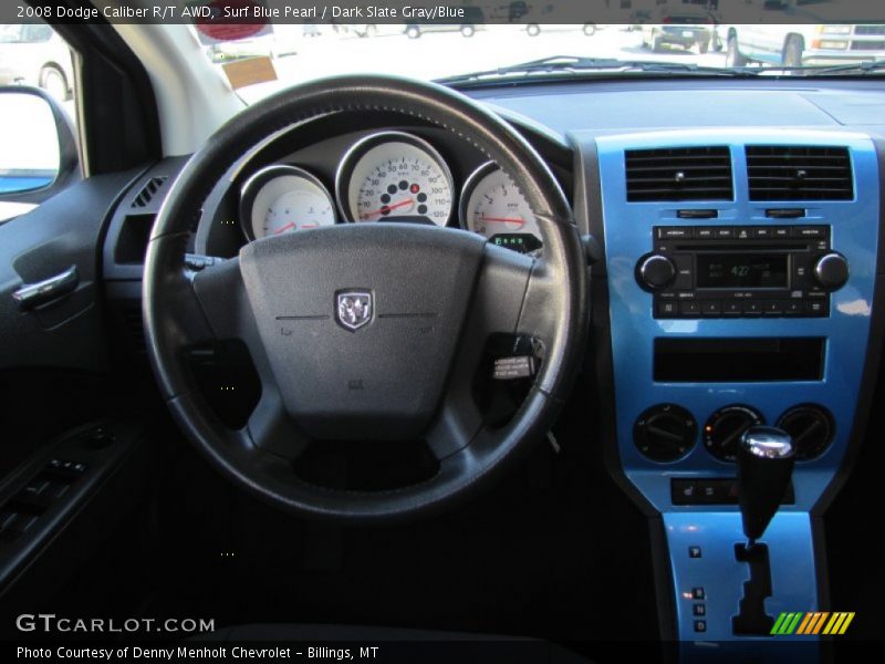 Surf Blue Pearl / Dark Slate Gray/Blue 2008 Dodge Caliber R/T AWD