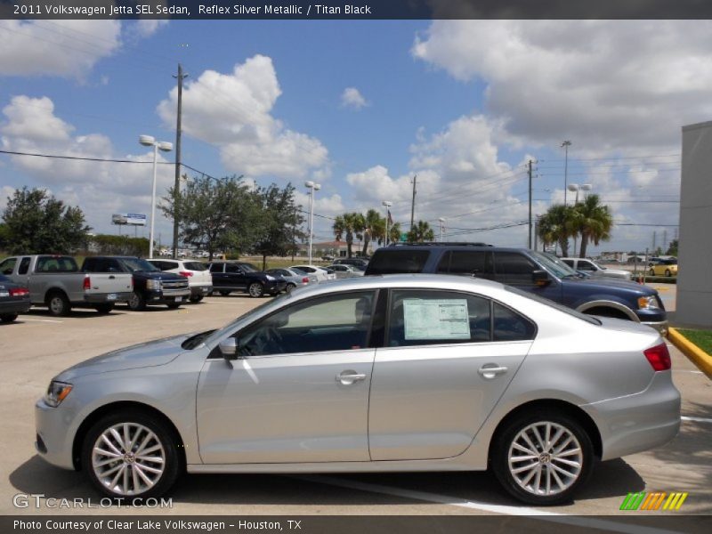 Reflex Silver Metallic / Titan Black 2011 Volkswagen Jetta SEL Sedan