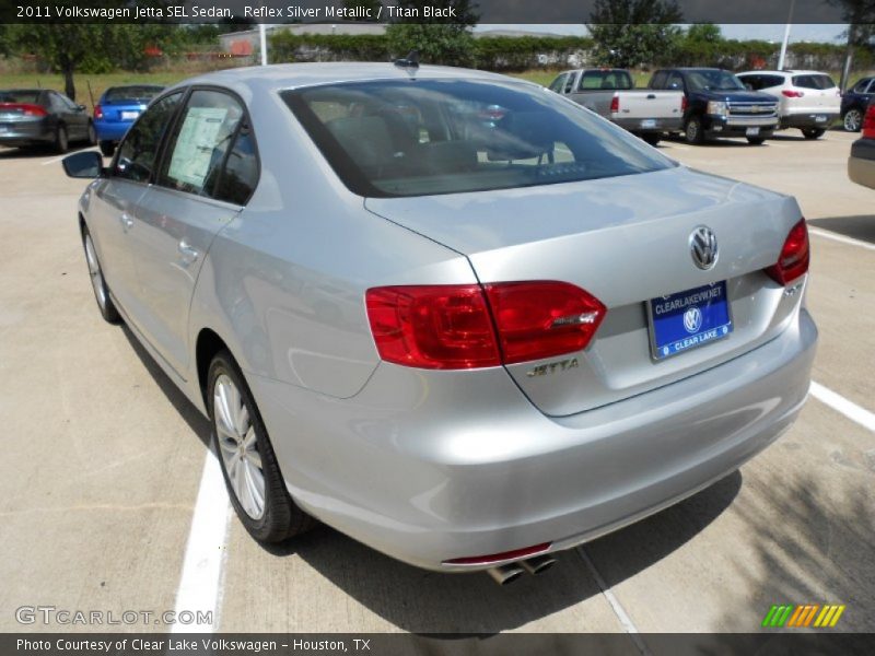 Reflex Silver Metallic / Titan Black 2011 Volkswagen Jetta SEL Sedan