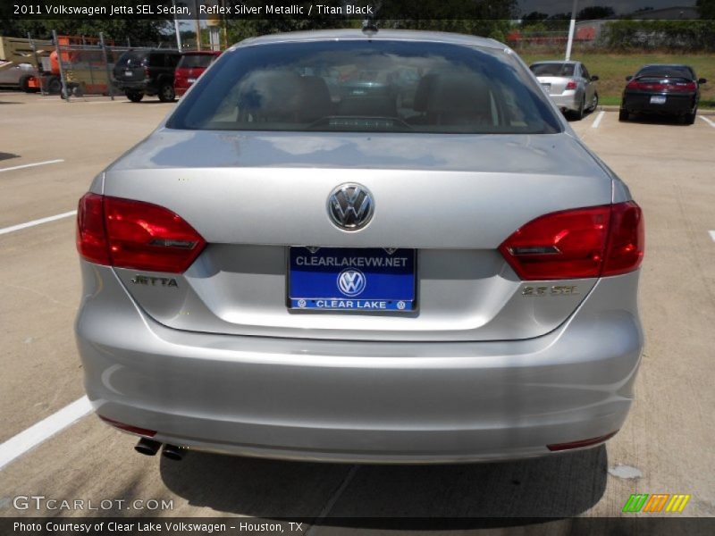 Reflex Silver Metallic / Titan Black 2011 Volkswagen Jetta SEL Sedan