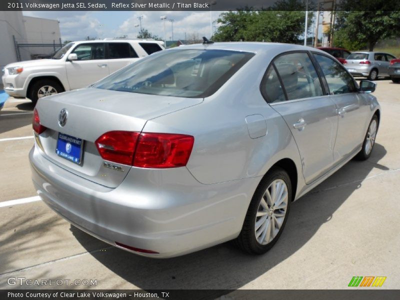 Reflex Silver Metallic / Titan Black 2011 Volkswagen Jetta SEL Sedan