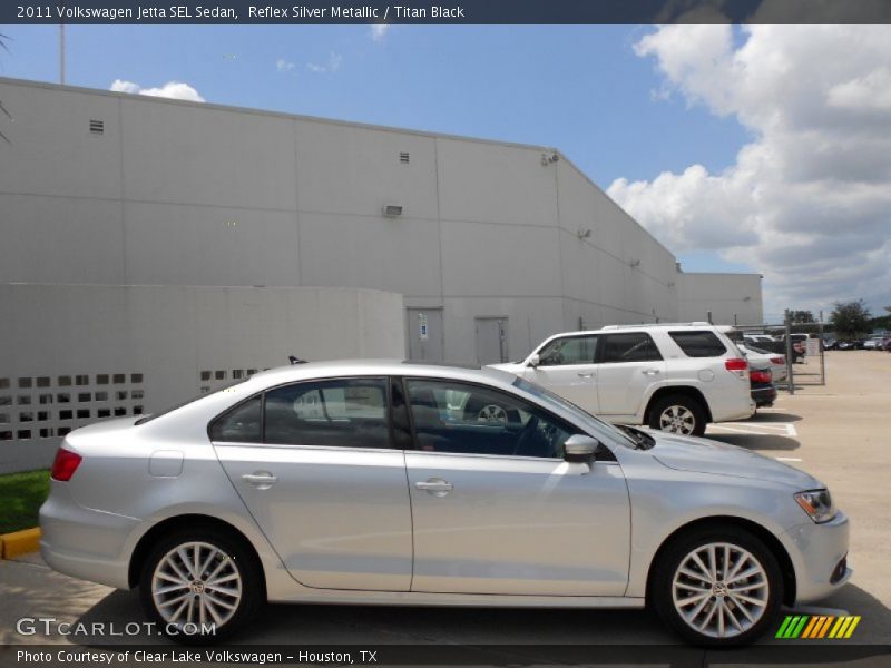 Reflex Silver Metallic / Titan Black 2011 Volkswagen Jetta SEL Sedan