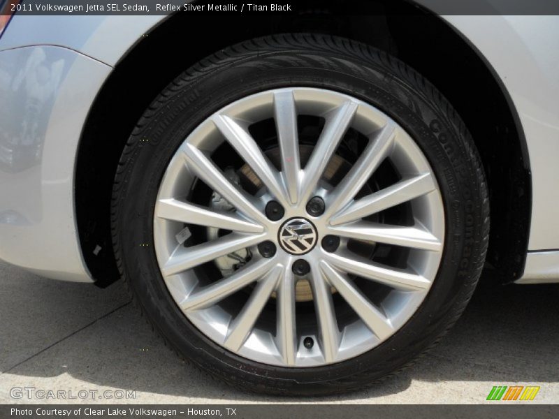 Reflex Silver Metallic / Titan Black 2011 Volkswagen Jetta SEL Sedan