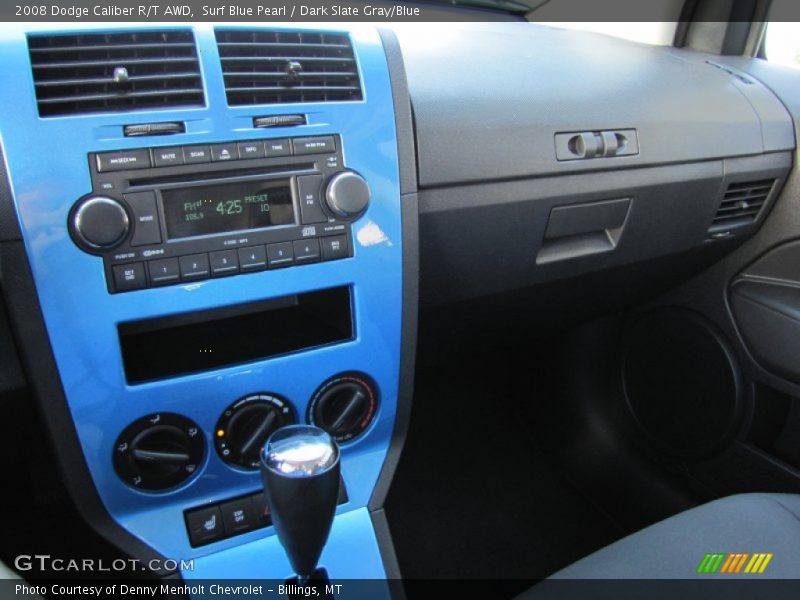 Surf Blue Pearl / Dark Slate Gray/Blue 2008 Dodge Caliber R/T AWD