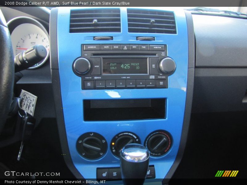 Controls of 2008 Caliber R/T AWD