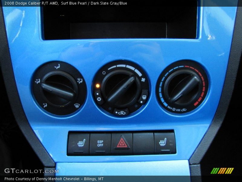 Controls of 2008 Caliber R/T AWD
