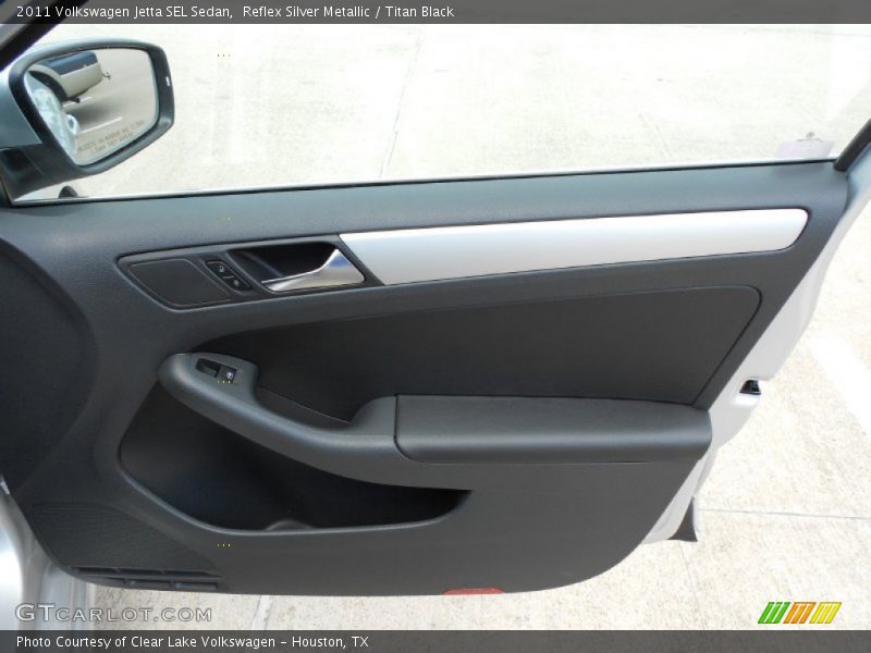 Reflex Silver Metallic / Titan Black 2011 Volkswagen Jetta SEL Sedan
