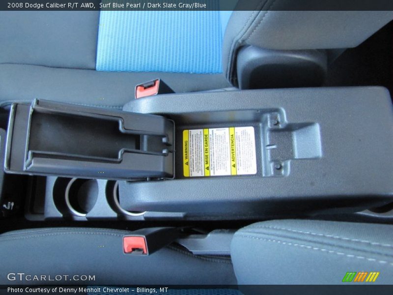 Surf Blue Pearl / Dark Slate Gray/Blue 2008 Dodge Caliber R/T AWD