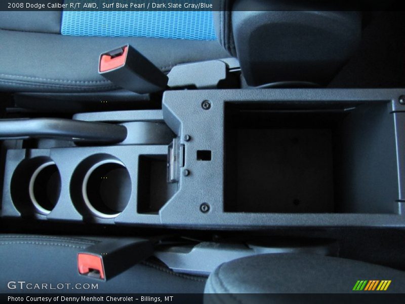 Surf Blue Pearl / Dark Slate Gray/Blue 2008 Dodge Caliber R/T AWD