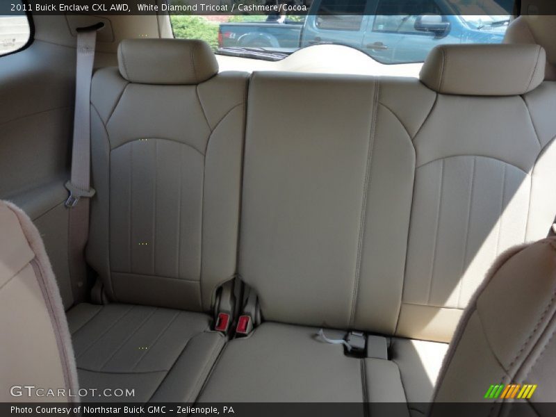 White Diamond Tricoat / Cashmere/Cocoa 2011 Buick Enclave CXL AWD