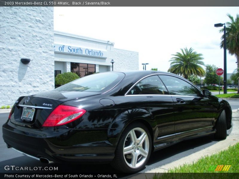 Black / Savanna/Black 2009 Mercedes-Benz CL 550 4Matic