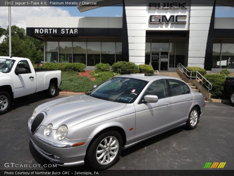 Platinum Metallic / Charcoal 2002 Jaguar S-Type 4.0