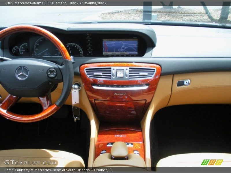 Dashboard of 2009 CL 550 4Matic