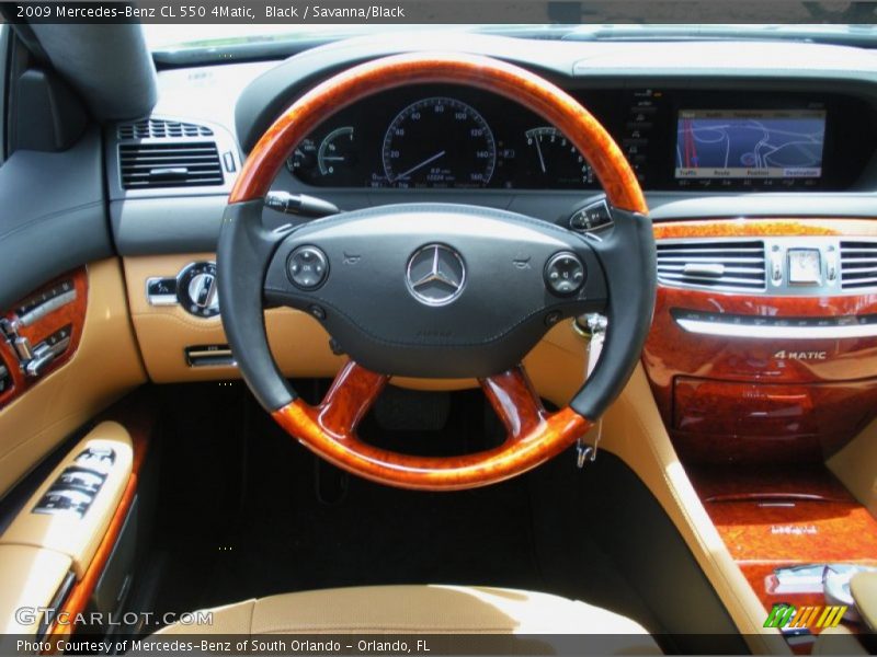  2009 CL 550 4Matic Steering Wheel