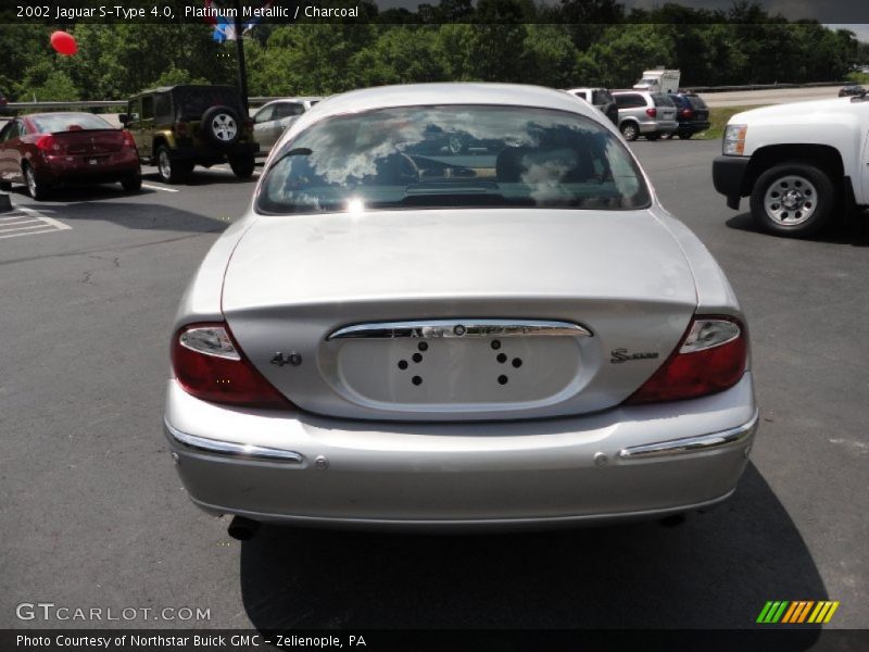 Platinum Metallic / Charcoal 2002 Jaguar S-Type 4.0
