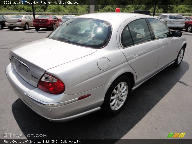 Platinum Metallic / Charcoal 2002 Jaguar S-Type 4.0
