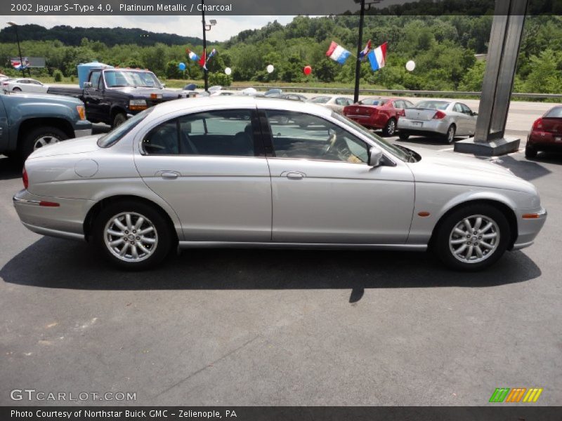 Platinum Metallic / Charcoal 2002 Jaguar S-Type 4.0