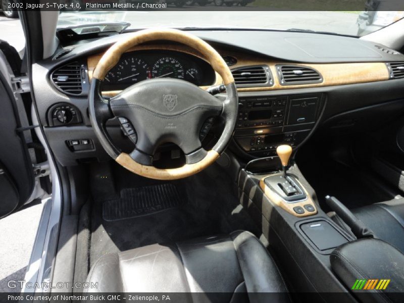Platinum Metallic / Charcoal 2002 Jaguar S-Type 4.0