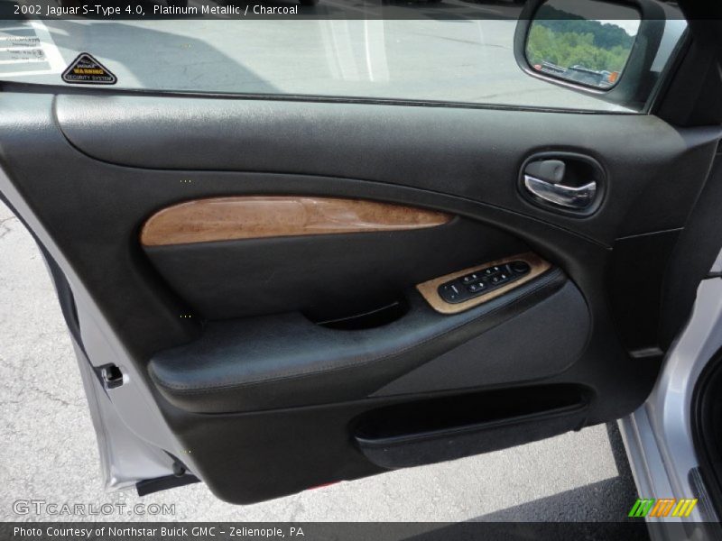 Platinum Metallic / Charcoal 2002 Jaguar S-Type 4.0