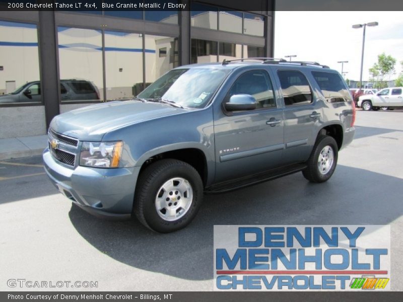 Blue Granite Metallic / Ebony 2008 Chevrolet Tahoe LT 4x4